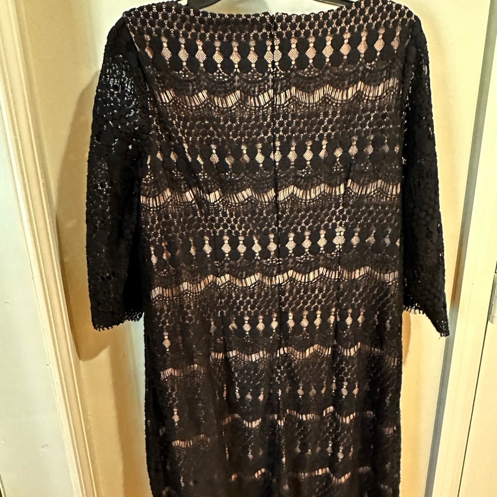 Black lace dress